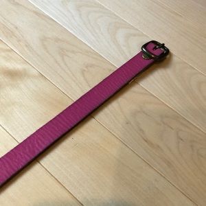 Gap pink leather belt